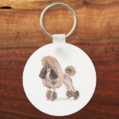 Poodle — Coat anzeigen Schlüsselanhänger (Vorderseite)