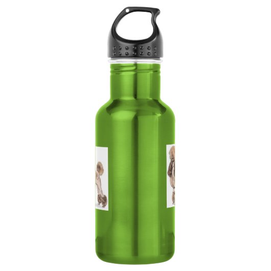Poodle — Coat anzeigen Trinkflasche (Vorderseite)
