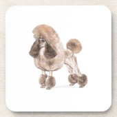 Poodle — Coat anzeigen Untersetzer (Vorderseite)