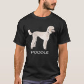 Poodle Crazy Dog T-Shirt (Vorderseite)