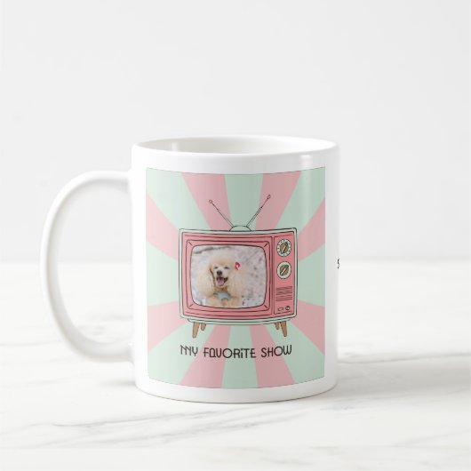 Poodle custom photo mug personalized dog mom  kaffeetasse (Links)
