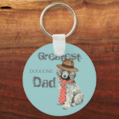 Poodle Dad Schlüsselanhänger (Vorderseite)