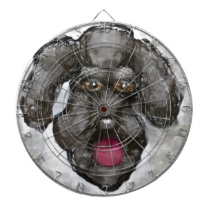 Poodle Dartscheibe
