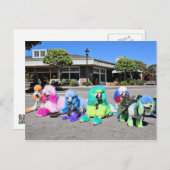Poodle Day 2016 - Rainbow Poodles Postkarte (Vorne/Hinten)