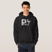 Poodle Design Pet Lover Eigentümer Hund Geschenk I Hoodie (Vorne ganz)