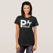Poodle Design Pet Lover Eigentümer Hund Geschenk I T-Shirt (Vorne ganz)