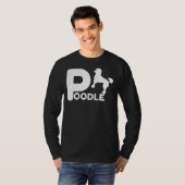 Poodle Design Pet Lover Eigentümer Hund Geschenk I T-Shirt (Vorne ganz)