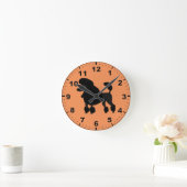 Poodle-Design-Wanduhren Runde Wanduhr (Zuhause)