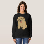 Poodle Dog Black Capulus Sweatshirt (Vorne ganz)