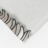 Poodle Dog Black Cat Fleece Blanket Liebe Cuddle (Ecke)