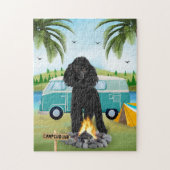 Poodle Dog Camping Puzzle (Vertikal)