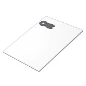 Poodle Dog Cartoon Notizblock (angewinkelt)