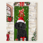 Poodle Dog Christmas Planer (Rückseite)