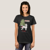 Poodle Dog Christmas T-Shirt (Vorne ganz)
