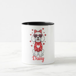 Poodle dog coffee mug Valentine's Day 2026 Tasse