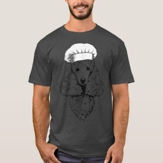 Poodle Dog Cook Koch Funny Cooking T-Shirt