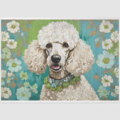 Poodle Dog Dekoupage Tissue Paper Seidenpapier (Vorderseite)