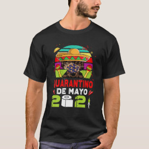Poodle Dog Face Mask Quarantäne Funny Cinco De May T-Shirt