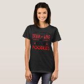 Poodle Dog Geschenke für Poodle Frauen oder Männer T-Shirt (Vorne ganz)