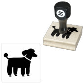 Poodle Dog Graphic | Niedliche Kanine Gummistempel (Stempel)