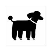 Poodle Dog Graphic | Niedliche Kanine Gummistempel (Prägung)