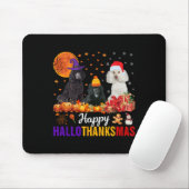 Poodle Dog Hallothanksmas Halloween Thanksgi Mousepad (Mit Mouse)