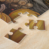 Poodle Dog Herbst Ernte Erntedank Puzzle (Seite)