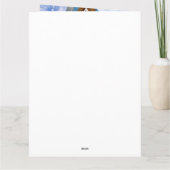 Poodle Dog in Christmas Delivery LKW Schnee Karte (Rückseite)