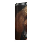 Poodle Dog in St. Patrick's Day Dress Thermosbecher (Nach links gedreht)