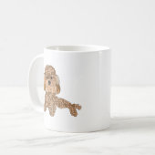 Poodle Dog  Kaffeetasse (Vorderseite Links)