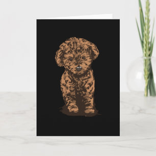 Poodle Dog Karte