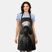 Poodle Dog Koch Schürze (Getragen)