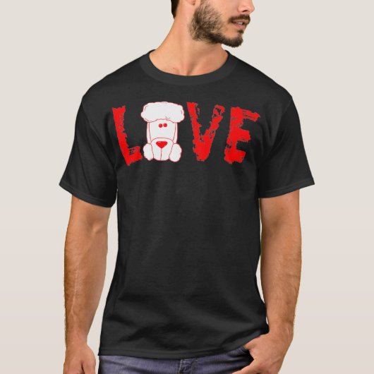 Poodle Dog Love 0622 T-Shirt (Vorderseite)