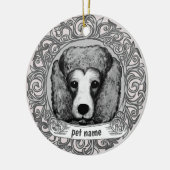 Poodle Dog Love Memory Ornament (Links)