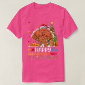 Poodle Dog Lover Funny Happy Poodle HelloDankeMas T-Shirt (Design vorne)