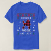 Poodle Dog Lover gibt Poodle Dog Pet Ugly Christm T-Shirt (Design vorne)