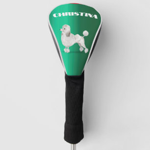 Poodle Dog Lover Green Personal Golf Headcover
