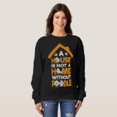 Poodle Dog Mum Walker Dog Owner Sweatshirt (Vorne ganz)