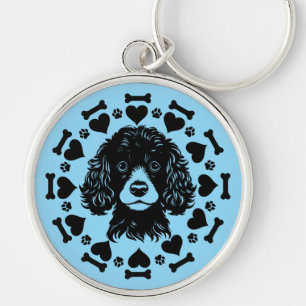 Poodle Dog Owner Schlüsselanhänger