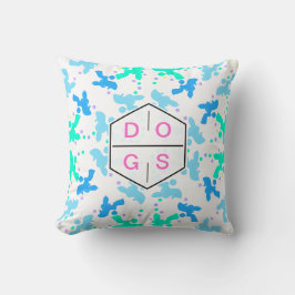 Poodle Dog Pattern Kissen