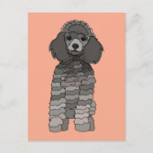 Poodle Dog Pet Postkarte (Vorderseite)