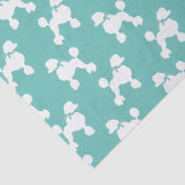 Poodle Dog Puppy French Seidenpapier (Detail)