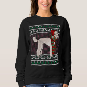 Poodle Dog Santa Ugly Weihnachten Sweatshirt