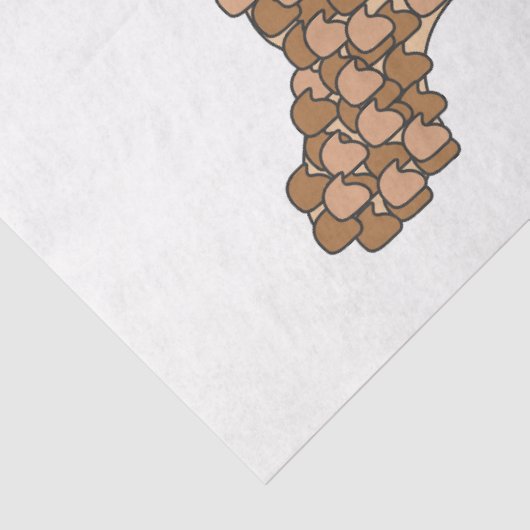 Poodle Dog  Seidenpapier (Detail)