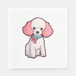 Poodle Dog Super Niedlich Serviette
