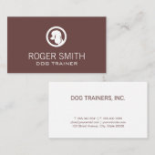 Poodle | Dog Trainer | Tierdienste Visitenkarte (Vorne/Hinten)