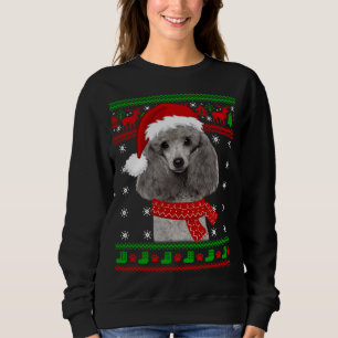 Poodle Dog Ugly Sweater Christmas Welpe Hund Lover Sweatshirt