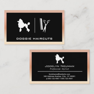 Poodle Dog | Unternehmenskarte Visitenkarte
