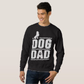 Poodle Dog Vater Sweatshirt (Vorne ganz)
