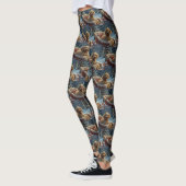 Poodle Dog Weihnachtsfest Leggings (Links)